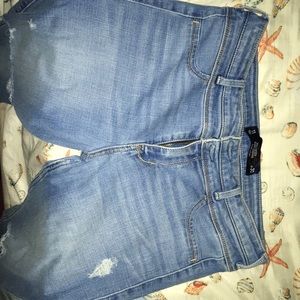 High rise skinny jeans